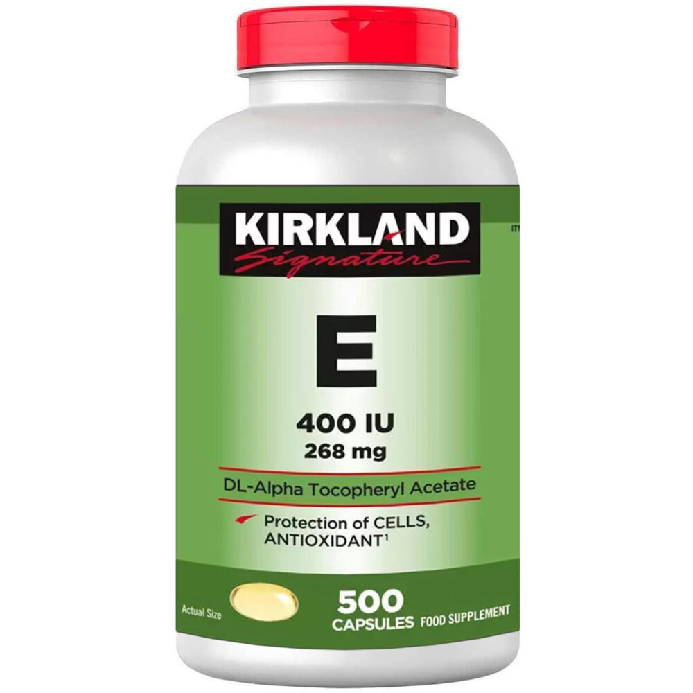Kirkland Signature Vitamin E 400 I.U. 500 Softgels