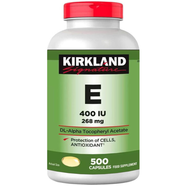Kirkland Signature Vitamin E 400 I.U. 500 Softgels