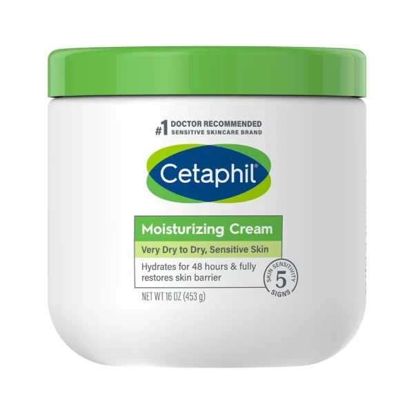 Cetaphil Moisturizing Cream Ultimate with Prebiotic Aloe, Very Dry to Dry Sensitive Skin, 20 oz + 16 oz, 2-pack