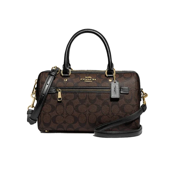 Coach Rowan Satchel Bag In Signature Canvas